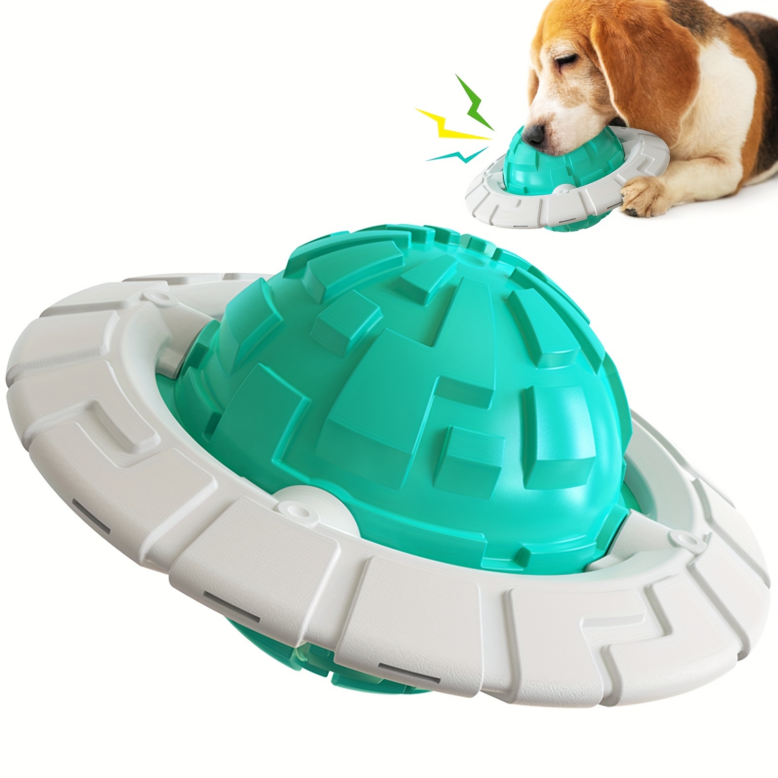 Durable Flying Disc Toy for Large Dogs - Squeaky, Indestructible, Interactive Pet Gift - Image 4