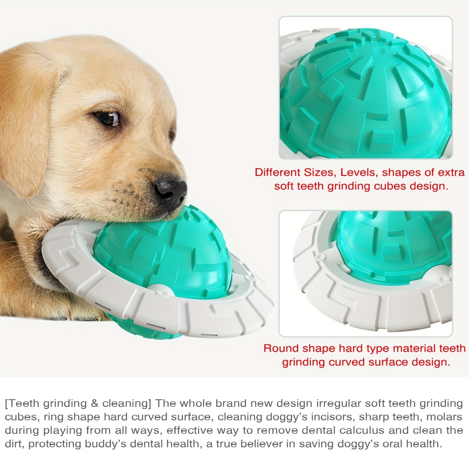 Durable Flying Disc Toy for Large Dogs - Squeaky, Indestructible, Interactive Pet Gift - Image 11