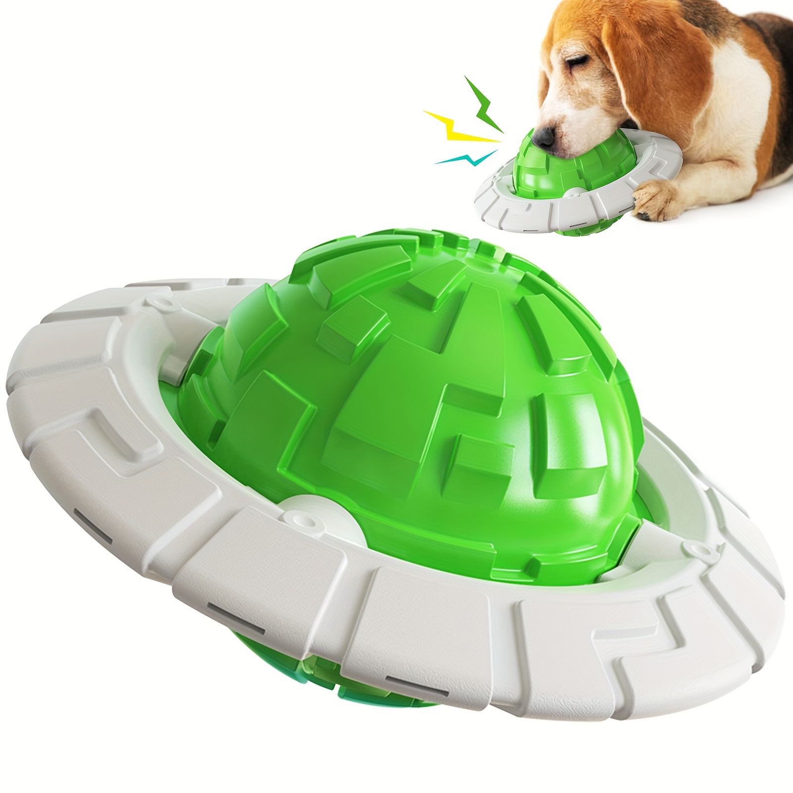 Durable Flying Disc Toy for Large Dogs - Squeaky, Indestructible, Interactive Pet Gift - Image 8