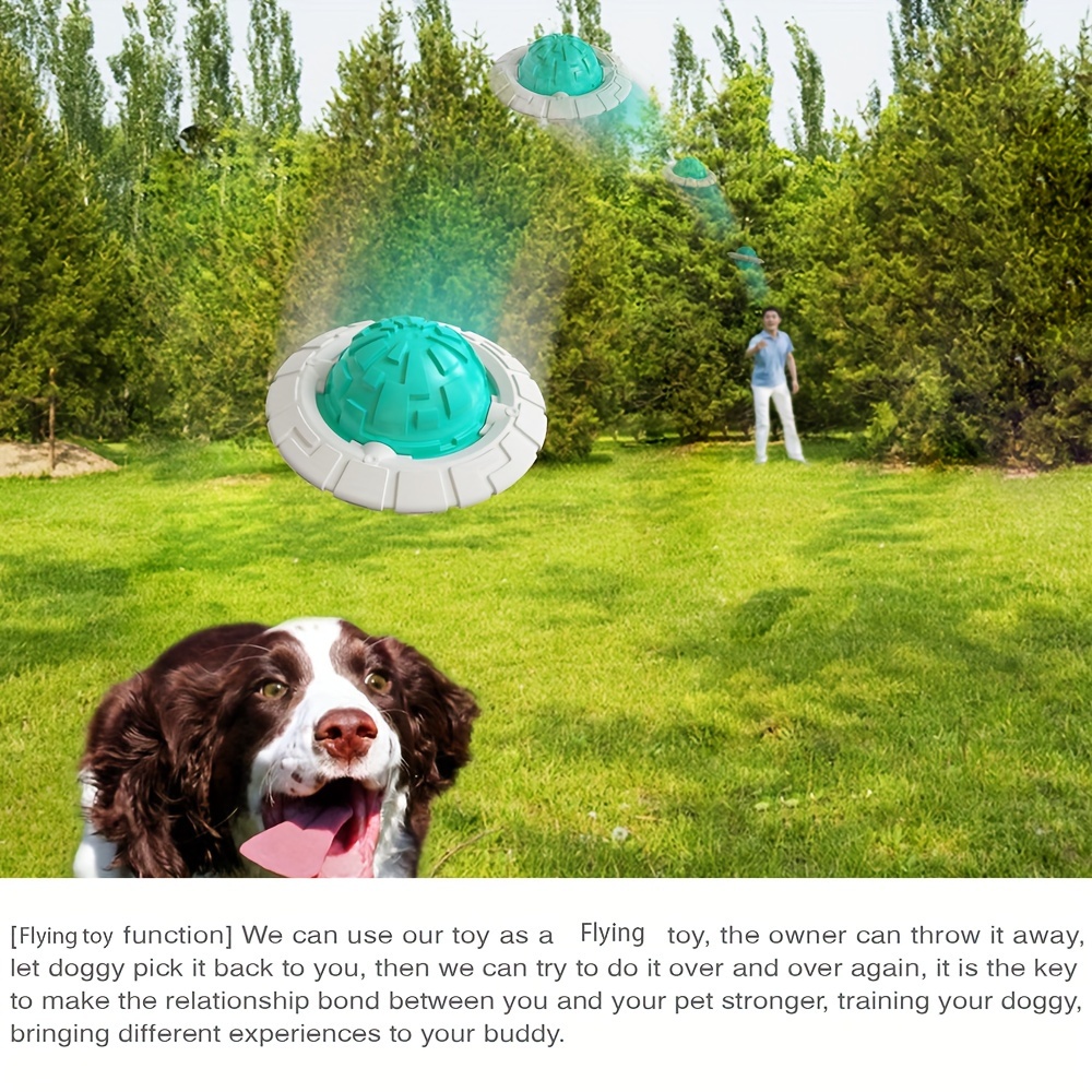 Durable Flying Disc Toy for Large Dogs - Squeaky, Indestructible, Interactive Pet Gift - Image 3