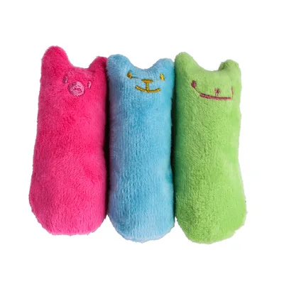 Teeth Grinding Catnip Toys Funny Interactive Plush Cat Toy Pet Kitten Chewing Vocal Toy Claws Thumb Bite Cat mint For Cats - Image 4