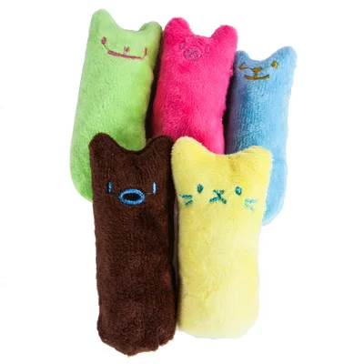 Teeth Grinding Catnip Toys Funny Interactive Plush Cat Toy Pet Kitten Chewing Vocal Toy Claws Thumb Bite Cat mint For Cats - Image 5