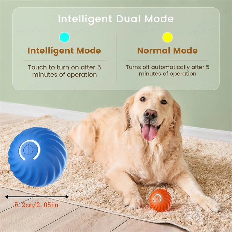 Smart Dog Toy Ball Electronic Interactive Pet Toy Moving Ball USB Automatic - Image 4
