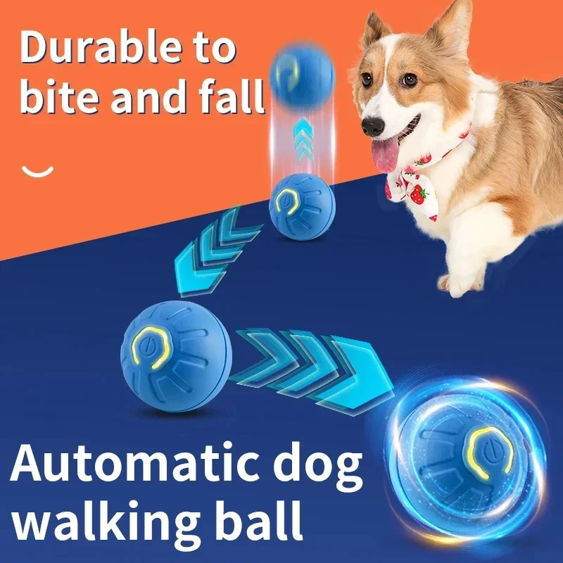 Smart Dog Toy Ball Electronic Interactive Pet Toy Moving Ball USB Automatic - Image 2
