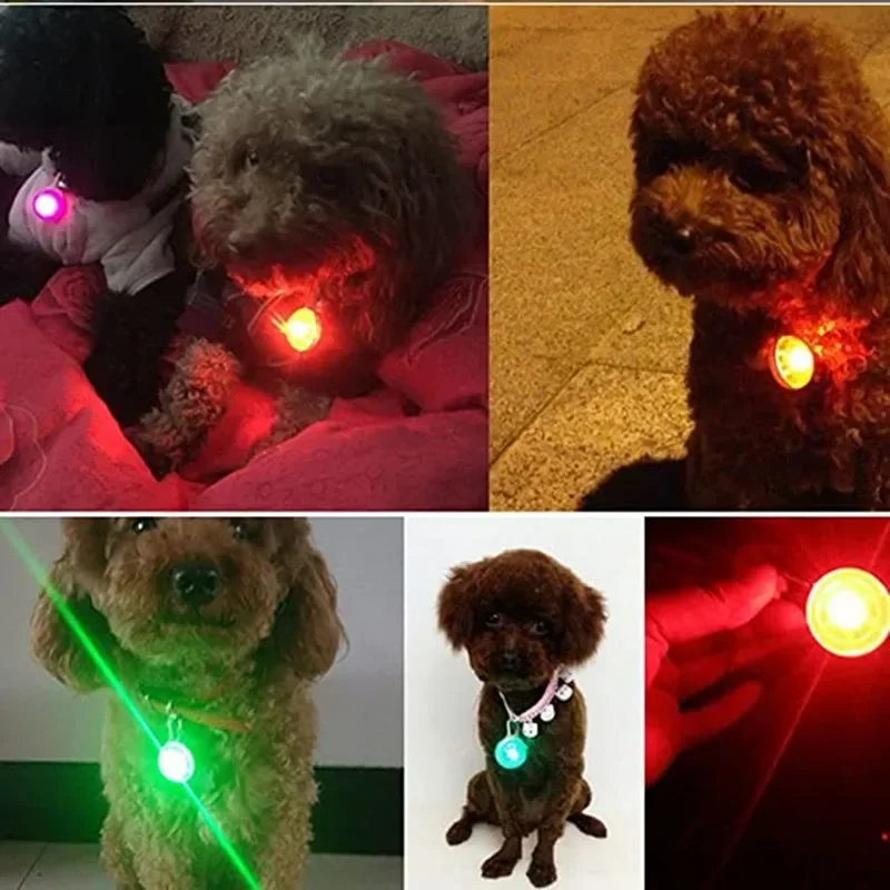 Led Dog Collar Pendant Dog Cat Collar Pet Leads Glow Accessories Bright Necklace Luminous Collar Night Safety Decoration - Image 5