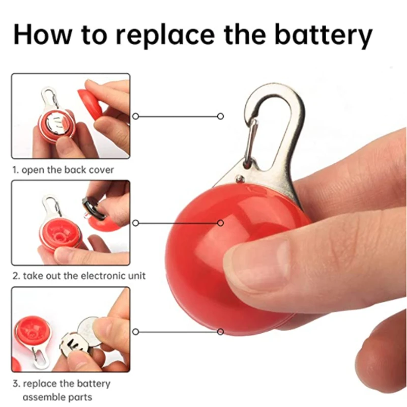 Led Dog Collar Pendant Dog Cat Collar Pet Leads Glow Accessories Bright Necklace Luminous Collar Night Safety Decoration - Image 19