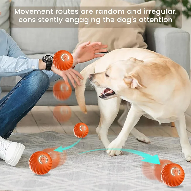 Smart Dog Toy Ball Electronic Interactive Pet Toy Moving Ball USB Automatic - Image 22