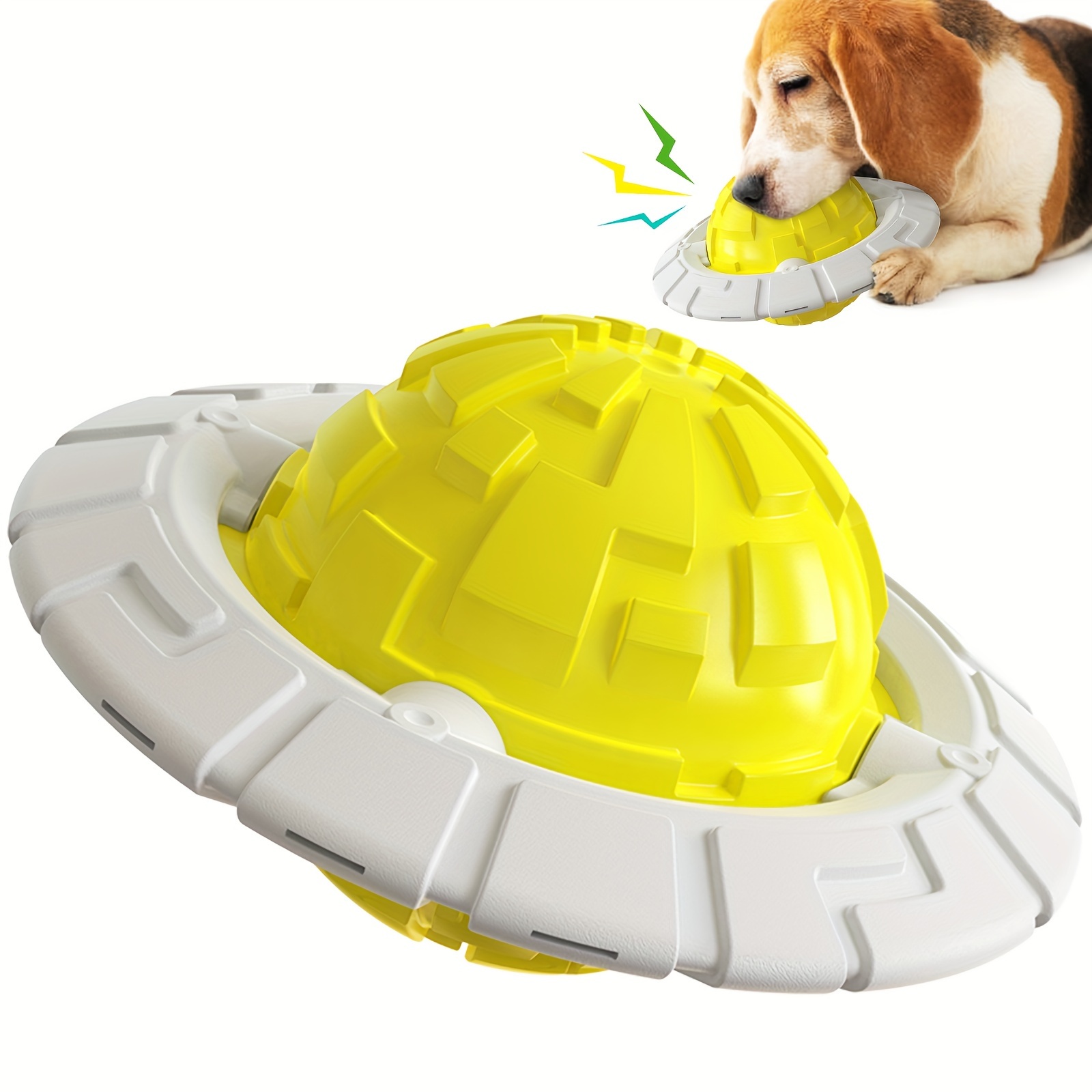 Durable Flying Disc Toy for Large Dogs - Squeaky, Indestructible, Interactive Pet Gift - Image 6