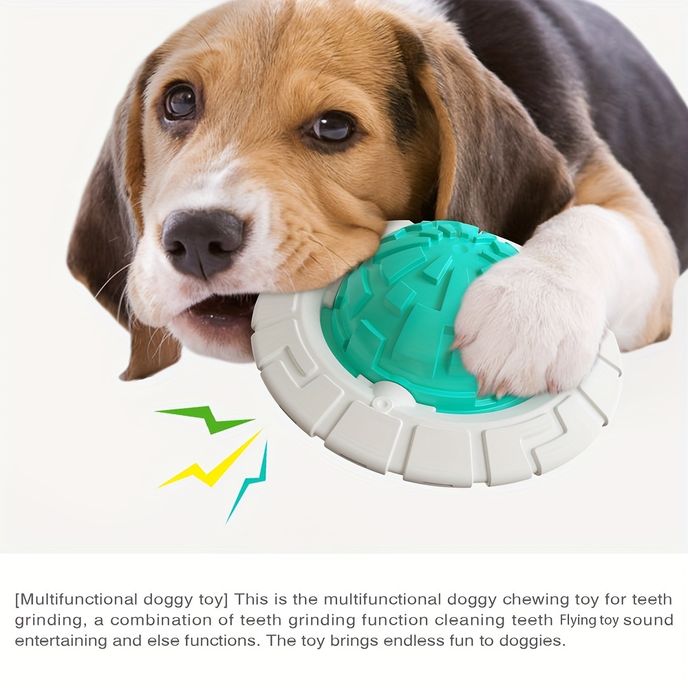 Durable Flying Disc Toy for Large Dogs - Squeaky, Indestructible, Interactive Pet Gift - Image 5
