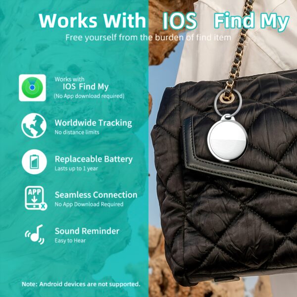 4Pcs Real-Time GPS Smart Anti-Lost Device Locator - No Installation Required, Suitable For Pets, Elderly, And Children, Compatible With IOS System - Image 3
